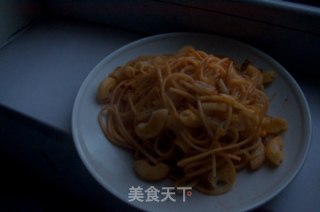 番茄酱炒意面