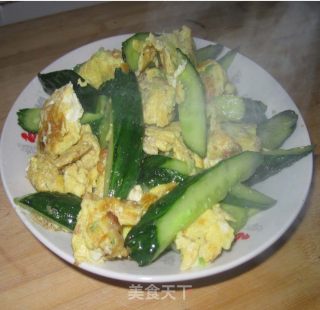 鸡蛋炒黄瓜的做法