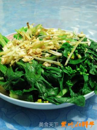 白灼菜心的做法