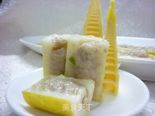 春笋酿肉的做法