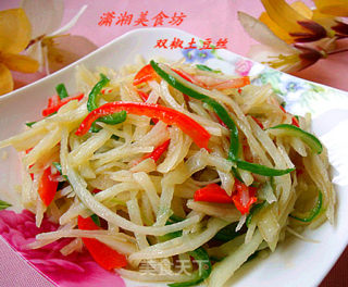 双椒土豆丝的做法