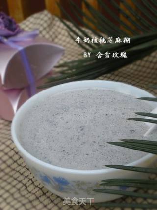牛奶核桃芝麻糊的做法