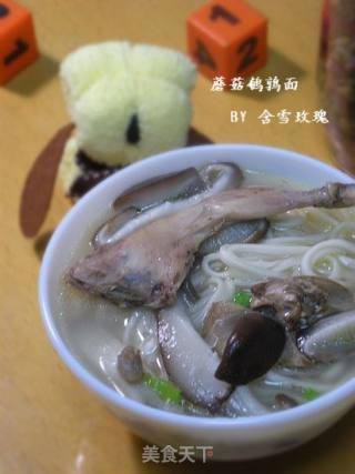 蘑菇鹌鹑面的做法