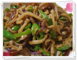 青椒炒茄子丝的做法