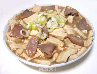 咸肉烧豆腐的做法