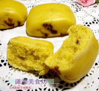 玉米面提子小馒头的做法