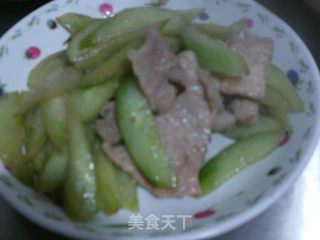 黄瓜炒肉片的做法