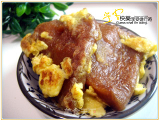 教你如何做——客家年糕煎鸡蛋的做法
