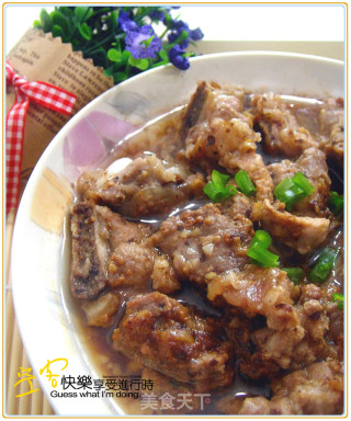香喷喷的——蒜蓉豆豉蒸排骨的做法