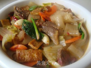 蔬菜宽粉炖牛肉的做法