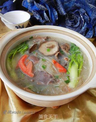 飞鸭胗粉丝煲的做法