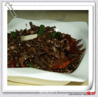 家常菜------腊肉炒干豇豆的做法