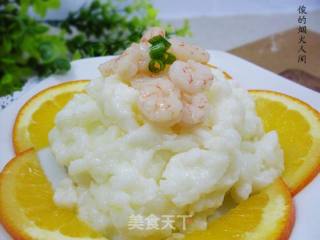 虾仁炒鲜奶的做法