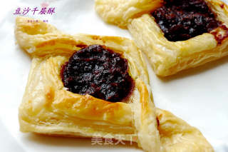 休闲小茶点“豆沙千层酥”的做法