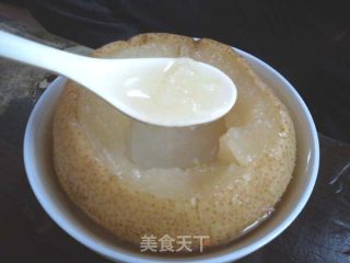 止咳润肺汤———川贝冰糖炖雪梨的做法
