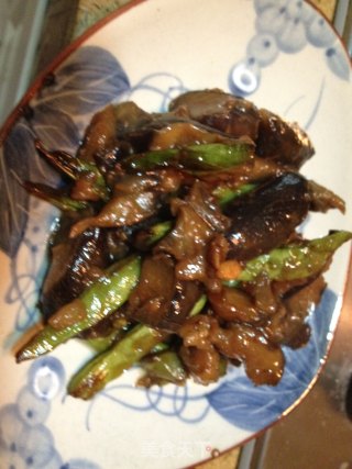 酱茄子炒四季豆下饭菜的做法