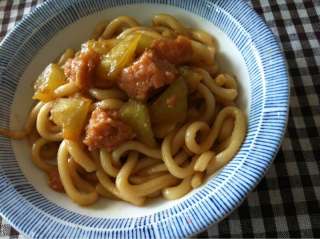 冬瓜碎肉捞乌冬的做法
