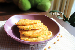 葱花鸡蛋豆渣饼的做法