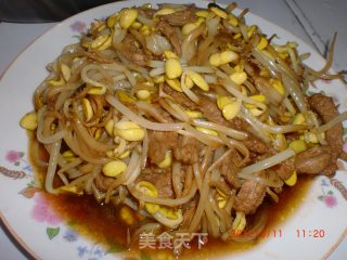 下饭菜------糖醋肉丝豆芽