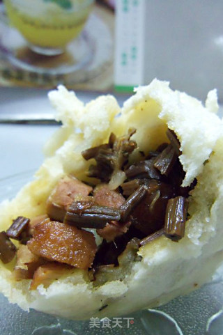 茶树菇扣肉包的做法
