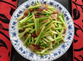 小炒蒜苔的做法