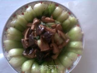 香菇油菜的做法