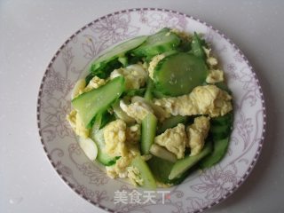 黄瓜炒鸡蛋的做法