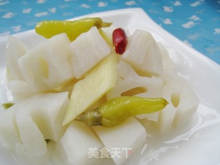 泡椒藕丁的做法