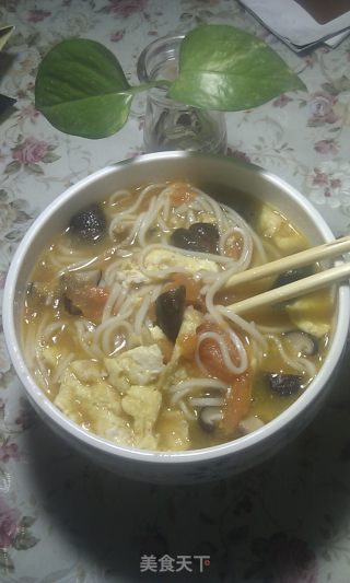番茄鸡蛋面的做法