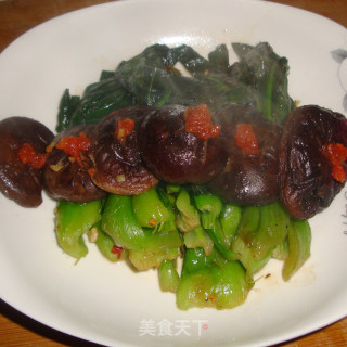 香菇油菜的做法