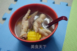 腩肉鸡爪炖木瓜汤的做法