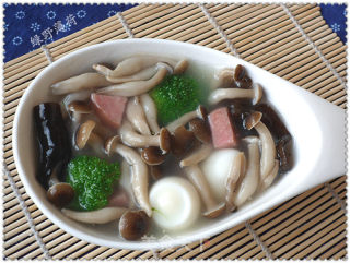 鲜汤蟹味菇的做法