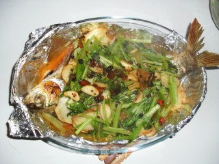 香芹烤鳊鱼的做法