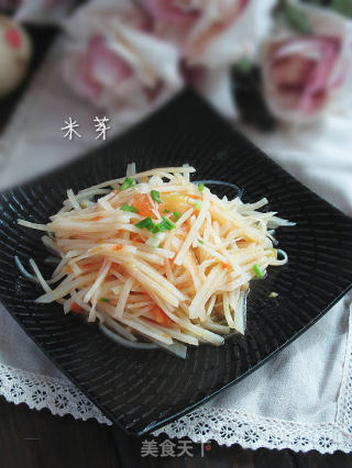 比酸辣土豆丝好吃：番茄土豆丝的做法