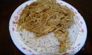 土豆丝拌面的做法
