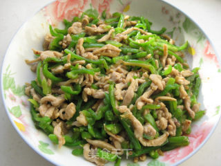 青椒肉丝的做法