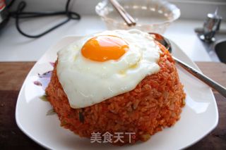 韩式泡菜炒饭的做法