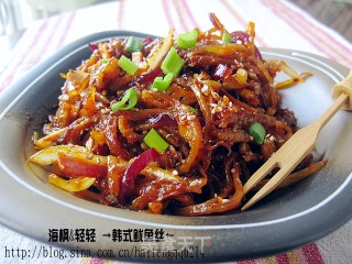 韩式鱿鱼丝的做法