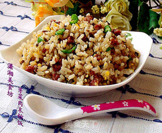 芽菜肉末炒饭