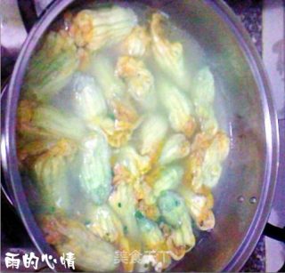 豆腐酿南瓜花的做法