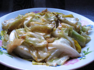 手撕包菜的做法
