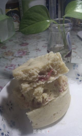 懒人版微波炉草莓蜂蜜蛋糕的做法