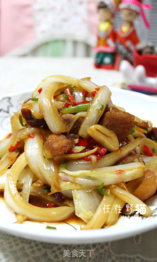 家常小炒Δ ΔΔ---- 白菜小炒肉的做法