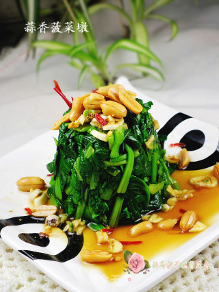 麻辣蒜香菠菜墩的做法