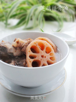 莲藕炖排骨的做法