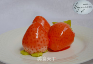 仿真草莓包的做法