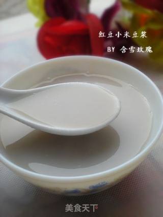 红豆小米豆浆的做法