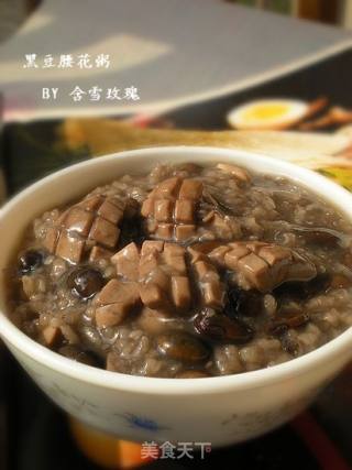 黑豆腰花粥的做法