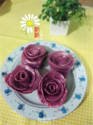 玫瑰花卷的做法
