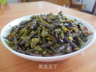 咸酸蕨菜的做法